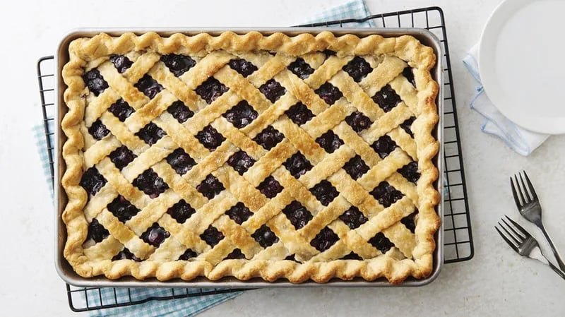 Blueberry Slab Pie