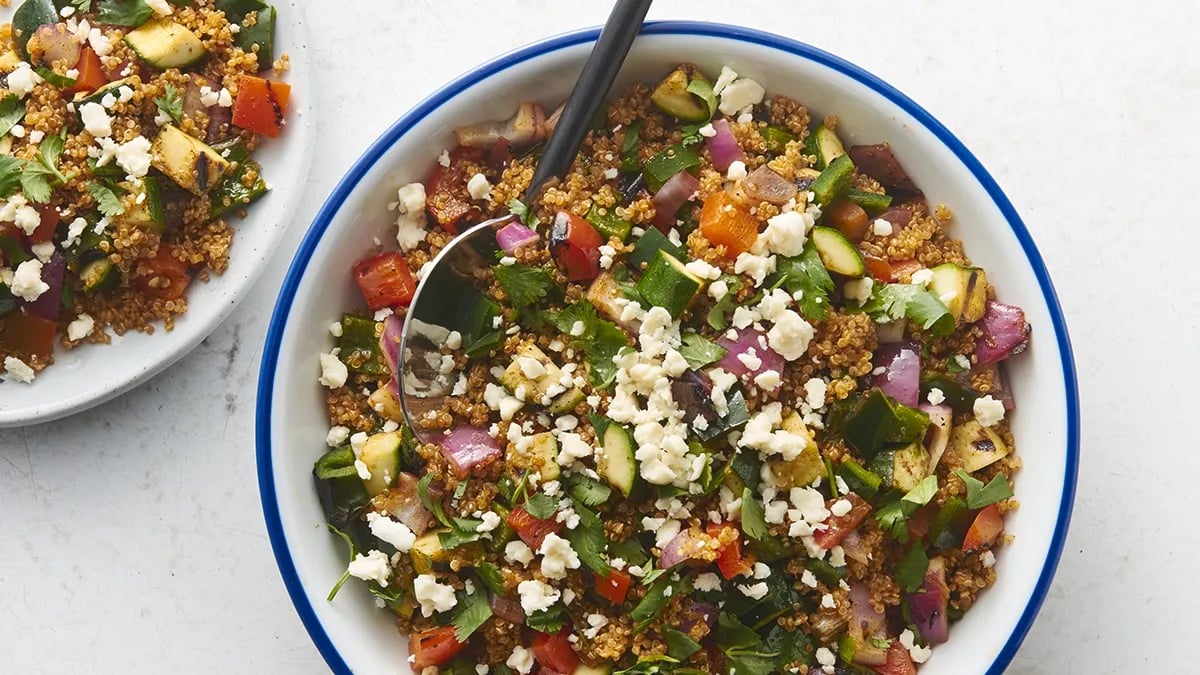 Grilled Mexican Quinoa Salad