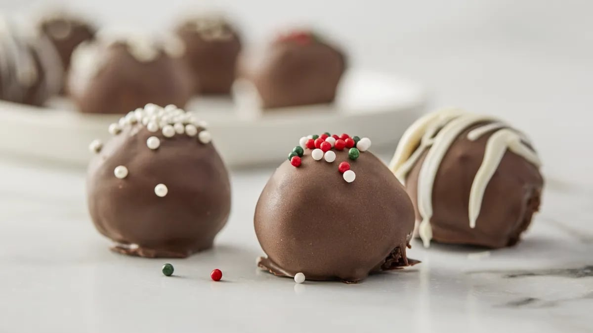 Holiday Cake Bon Bons