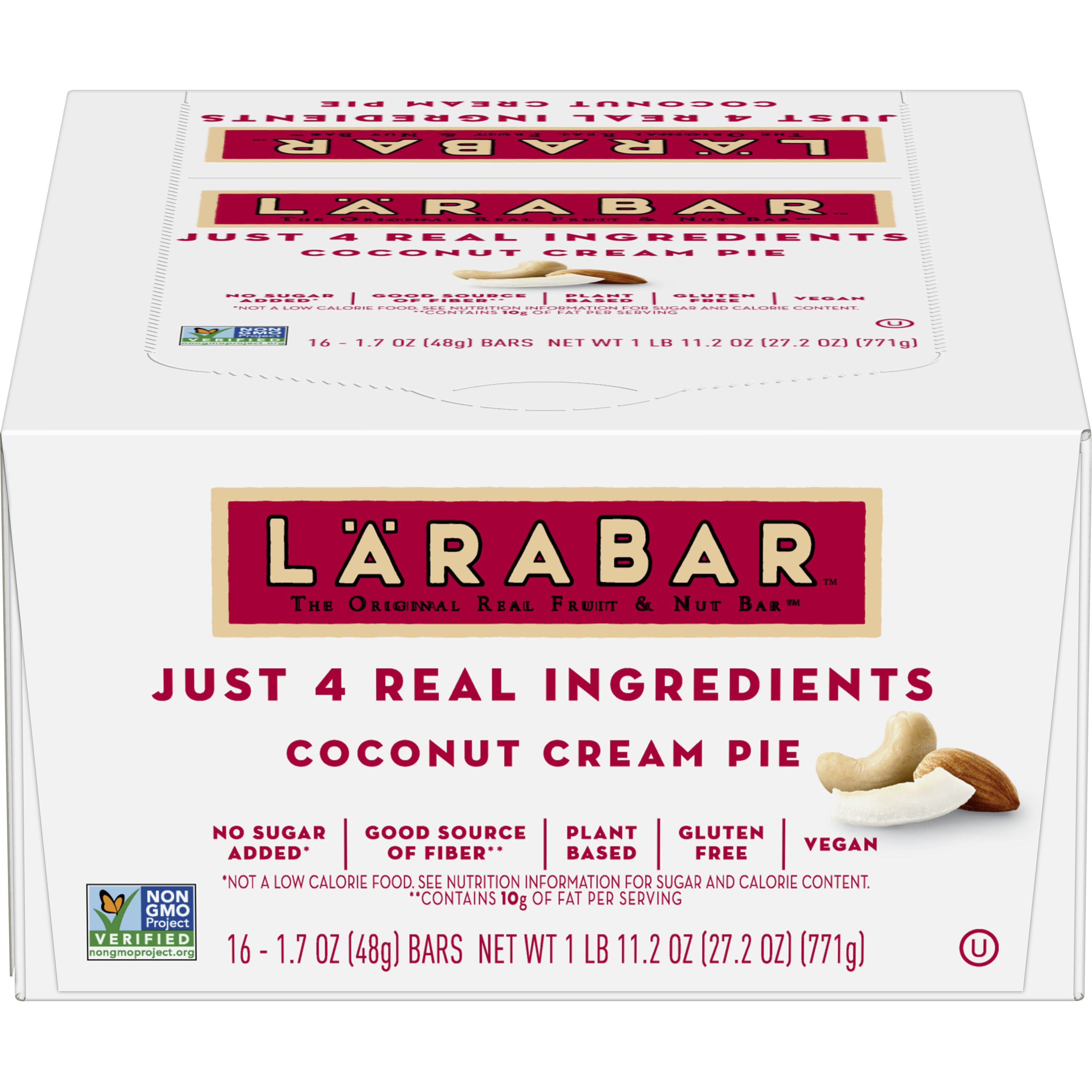 Front - 3D Lärabar(TM) Gluten Free Wellness Bars Coconut Cream Pie (16 ct) 1.6 oz