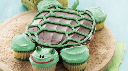 Pull-Apart Turtle Cupcakes Recipe 