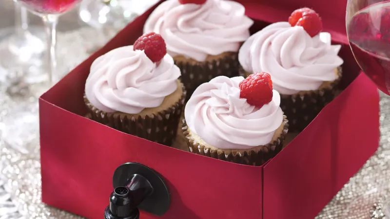 Rosé Wine Cupcakes