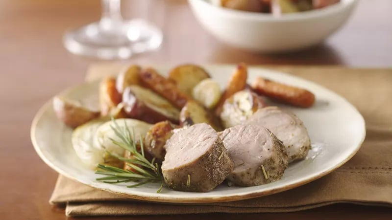 Pork Tenderloin with Roasted Vegetables