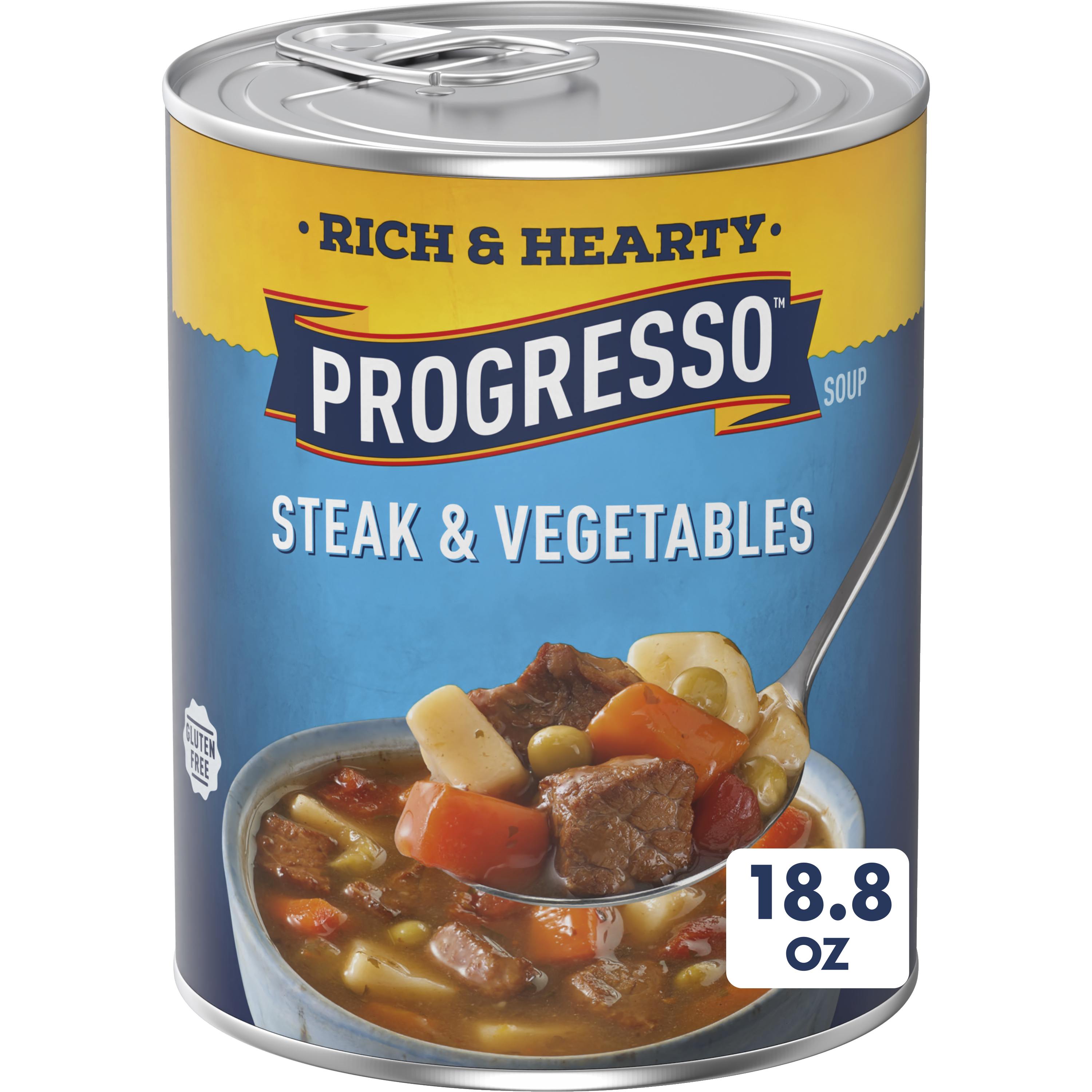 Rich & Hearty Steak Vegetables | Canned Soup | Progresso