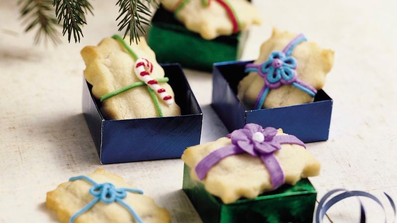 Chocolate-Stuffed Christmas Sugar Cookies