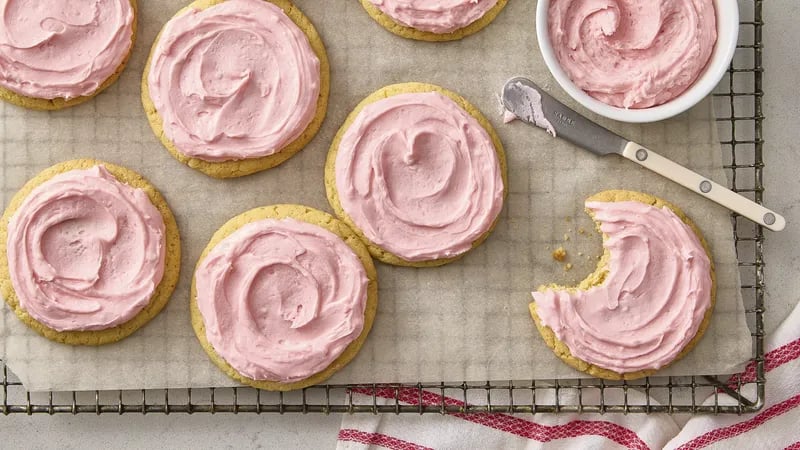 Frosted Soft Sugar Cookies