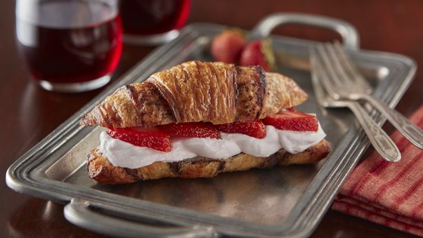 Chocolate Covered Strawberry Croissants