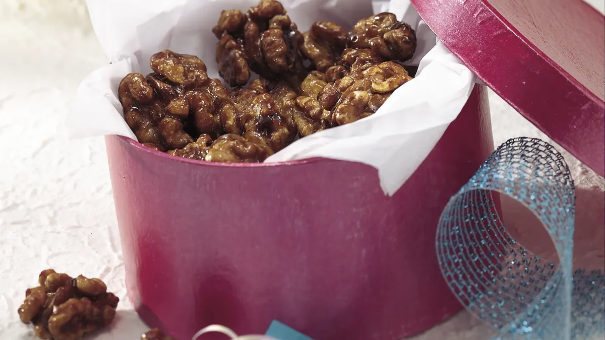 Maple-Glazed Walnuts
