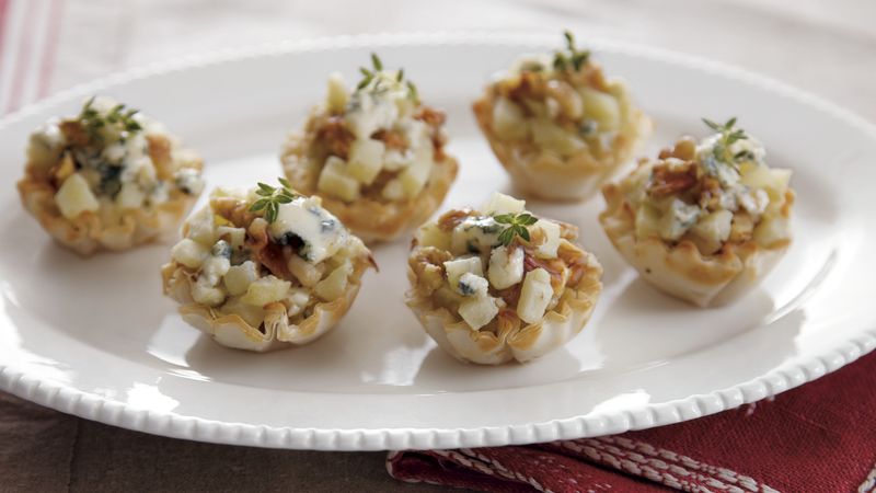 Blue Cheese-Apple Tartlets
