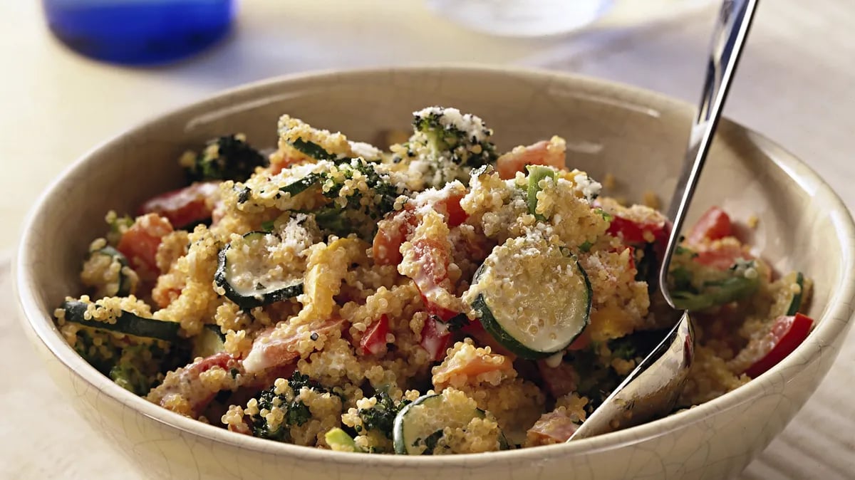 Creamy Quinoa Primavera