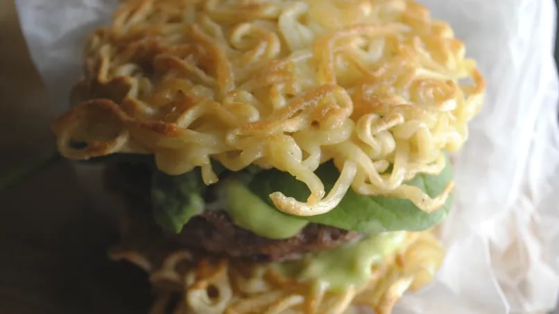 Mini Ramen Burgers