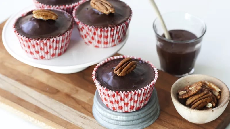 Texas Sheet Cake Cupcakes