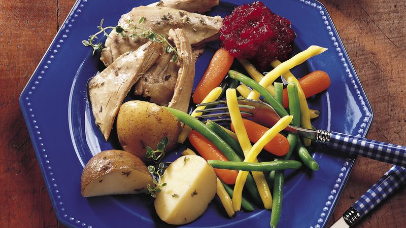 Slow-Cooker Home-Style Turkey Dinner