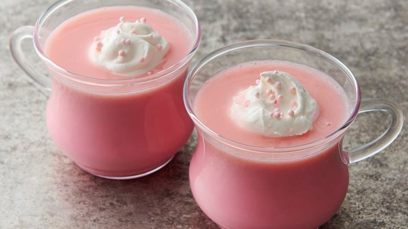 Millennial Pink Hot Chocolate Recipe 