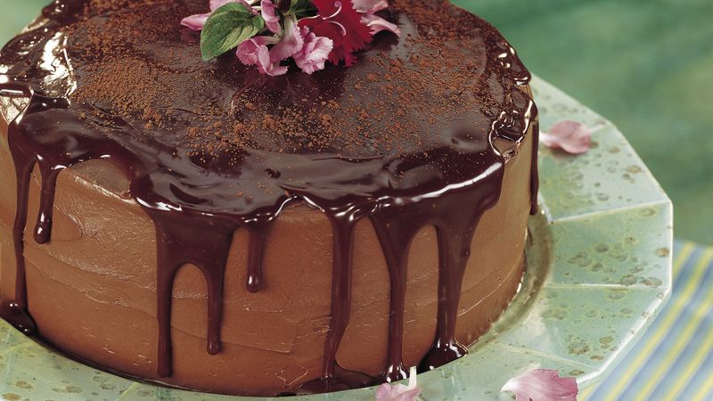 Chocolate-Orange Truffle Cake