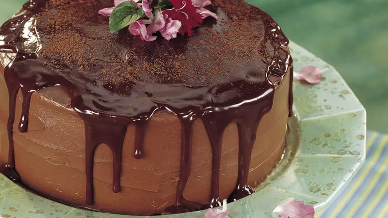 Chocolate-Orange Truffle Cake