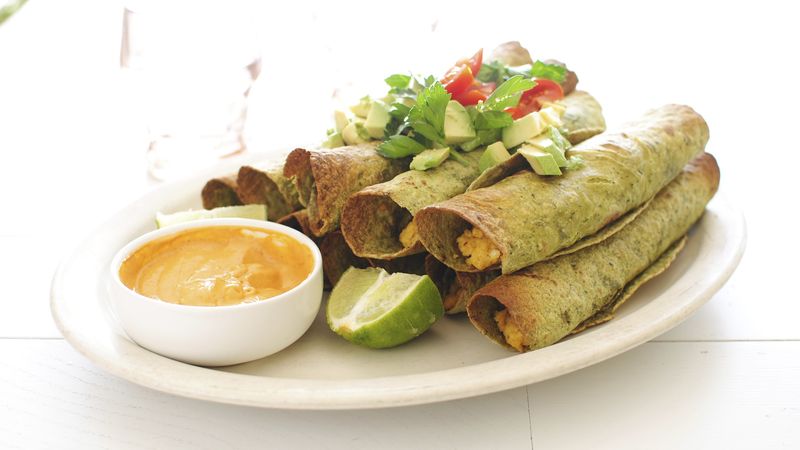 Spicy Breakfast Taquitos