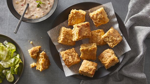 Sweet Potato Butter Square Biscuits