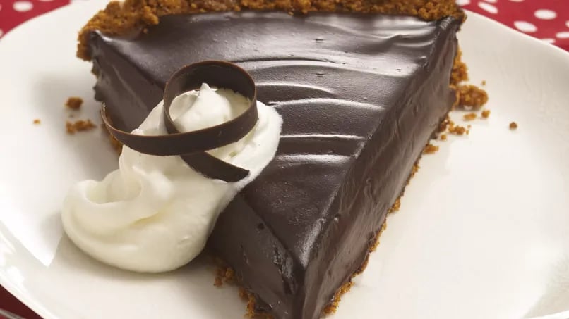 Creamy Dark Chocolate Pie