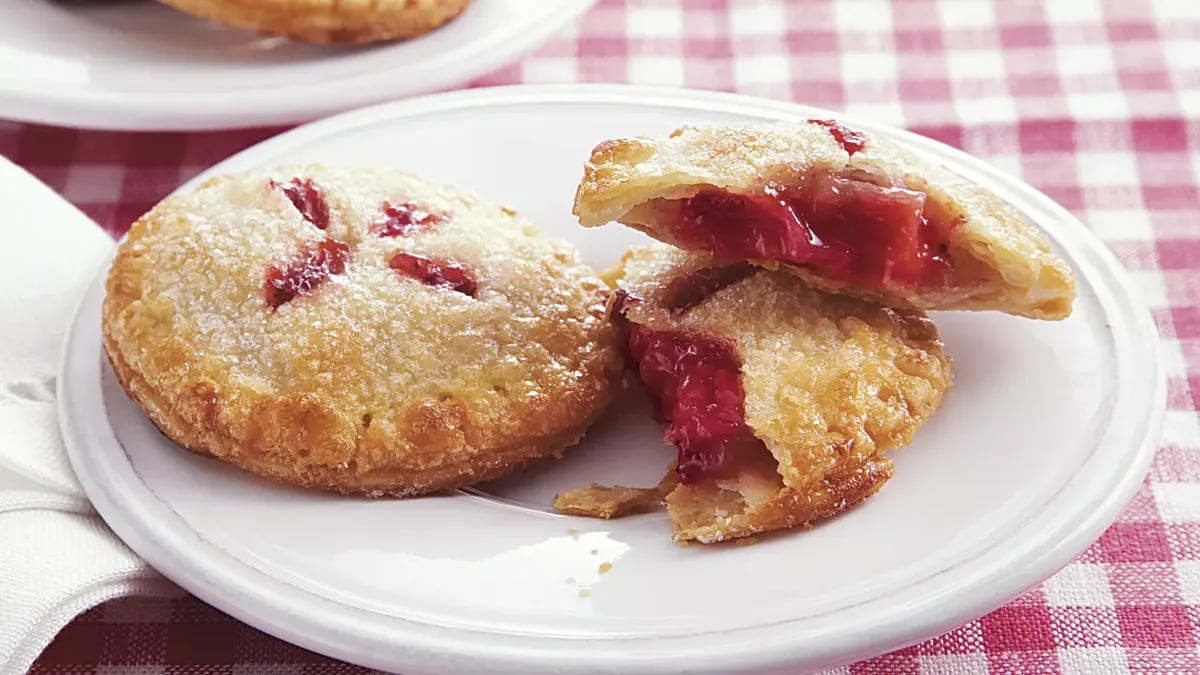 Strawberry-Rhubarb Mini Hand Pies