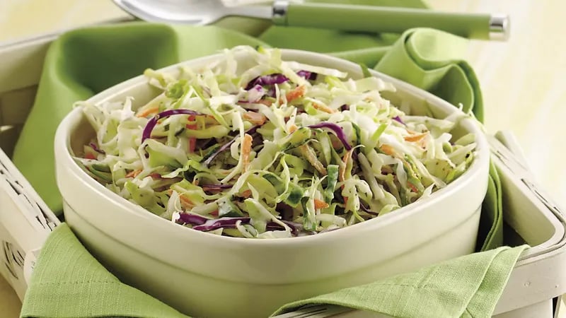 Creamy Garden Coleslaw