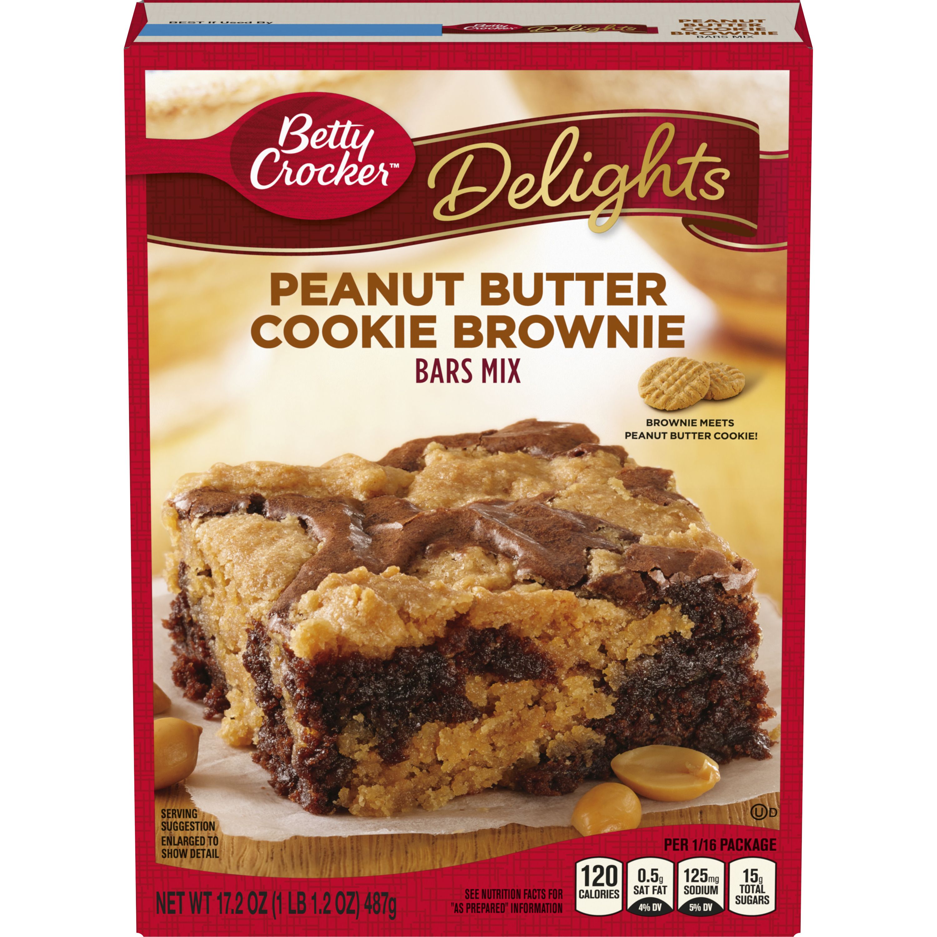 Betty Crocker™ Peanut Butter Cookie Brownie Mix - Front