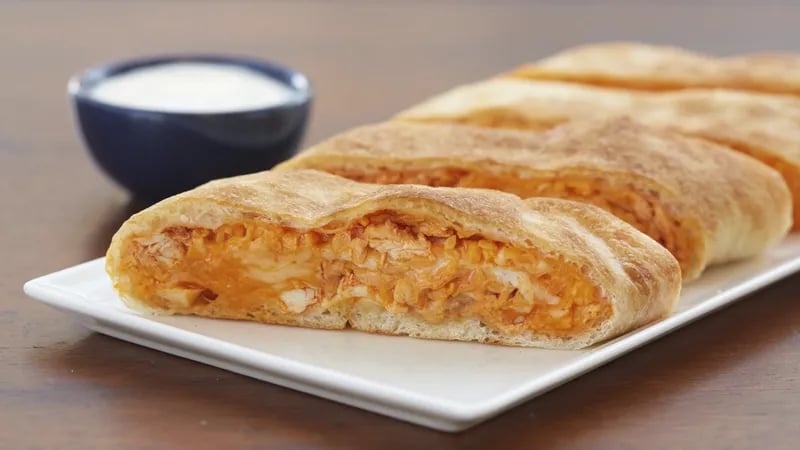 Buffalo Chicken Garbage Bread