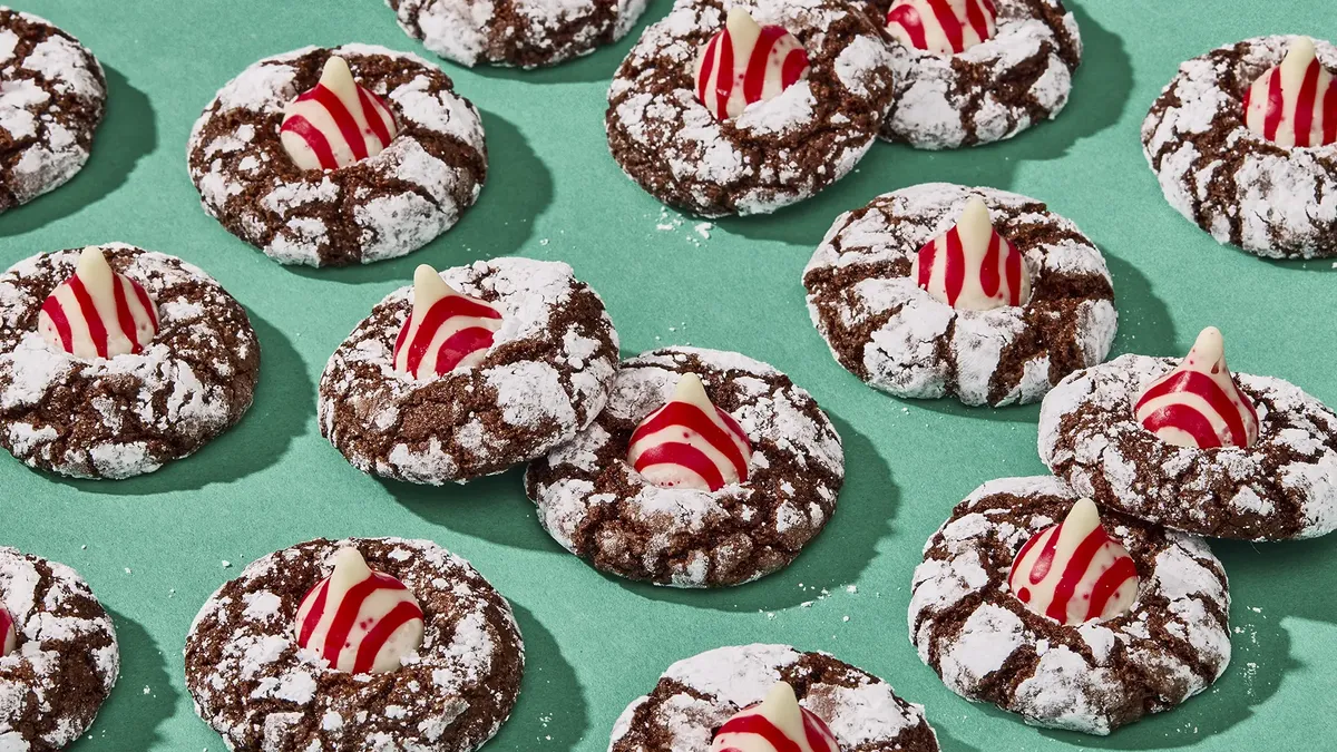 Chocolate Mint Crinkles