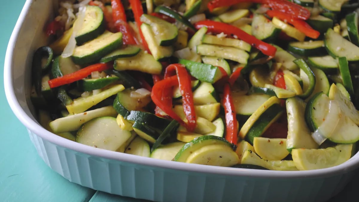 Sautéed Zucchini with Peppers