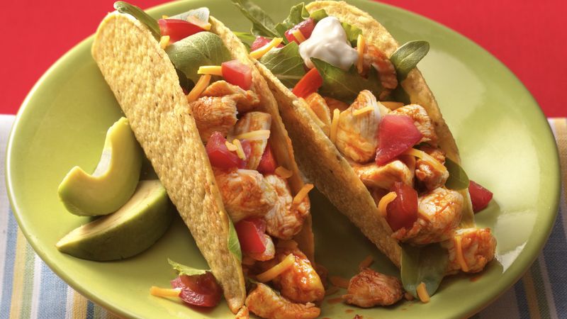 Stand-Up Chicken Tacos