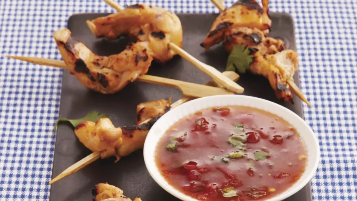 Chili Chicken Skewers