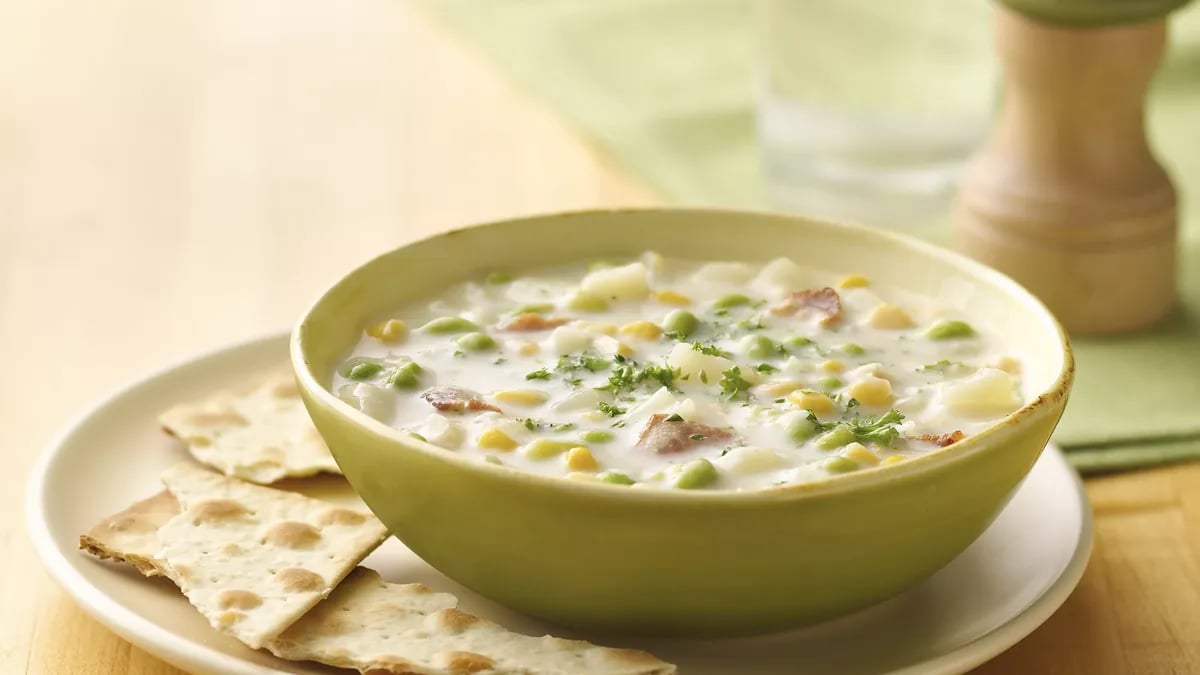 Edamame Corn Chowder