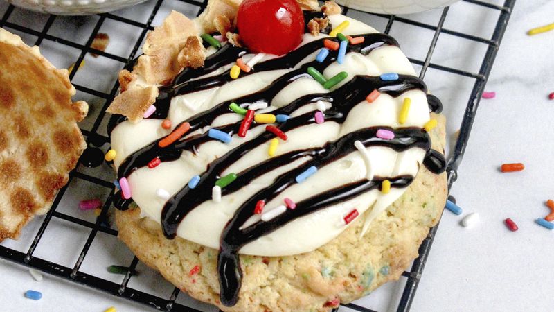 Ice Cream Sundae Cookies Recipe - BettyCrocker.com