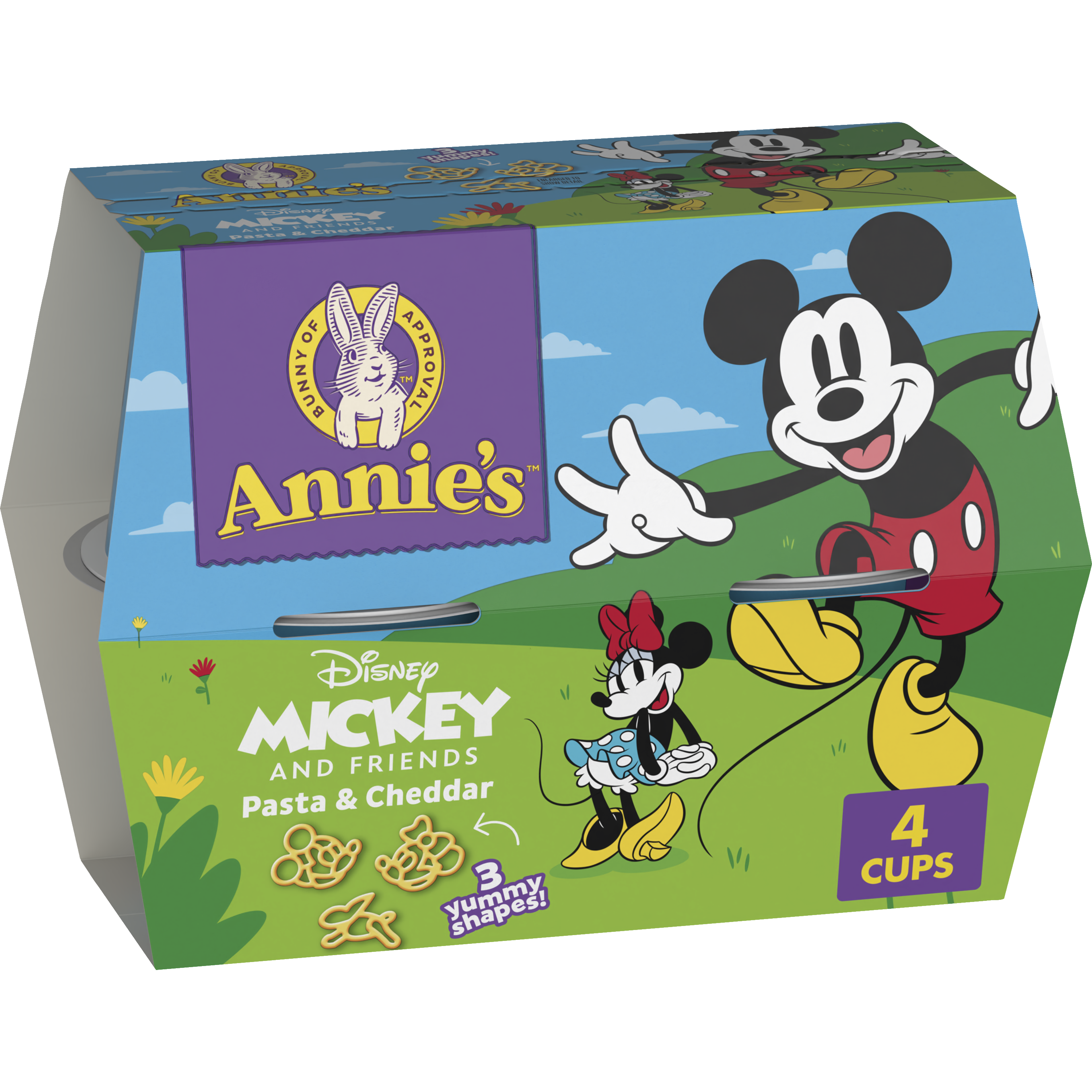Mickey Friends Shapes Microwavable Mac Cheese Cups Annie's