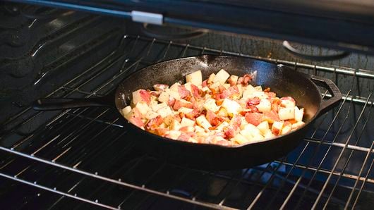 Chicken Bacon Ranch Potato Skillet - Cooking in the Midwest