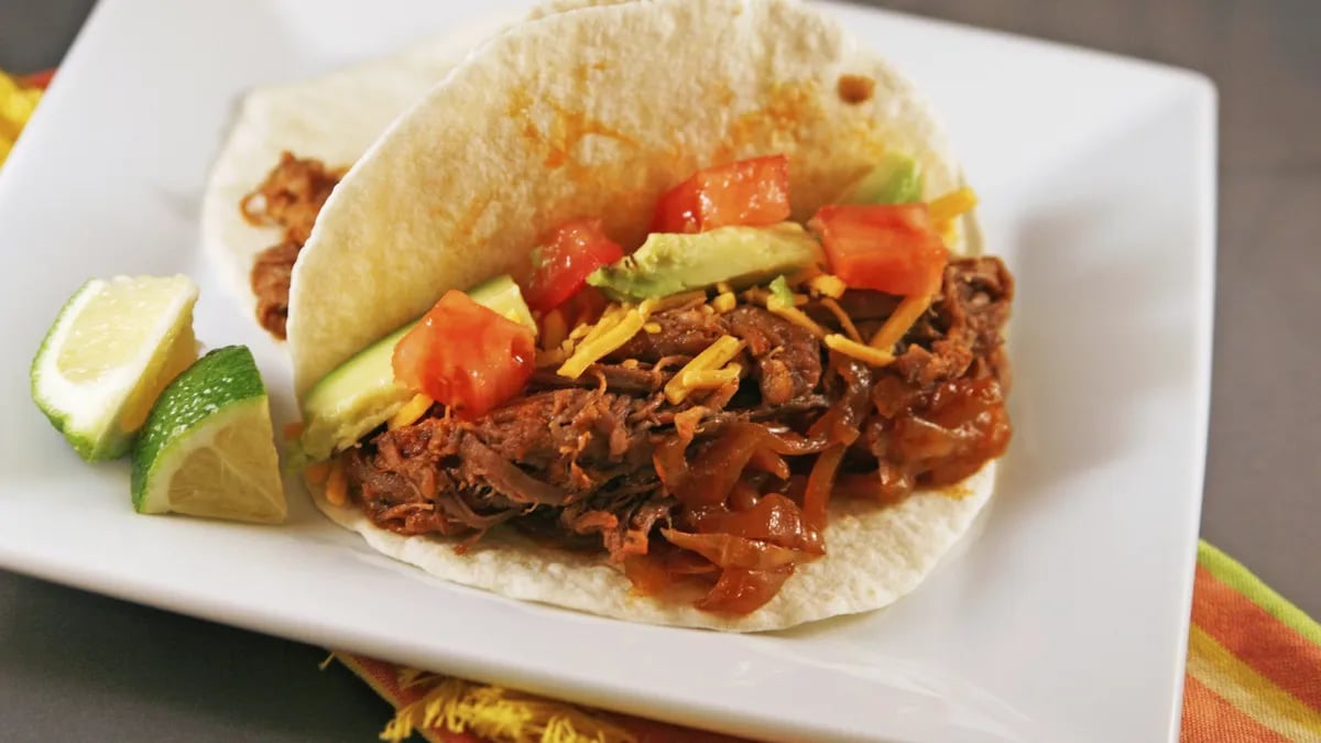 Slow-Cooker Beef Brisket Tacos