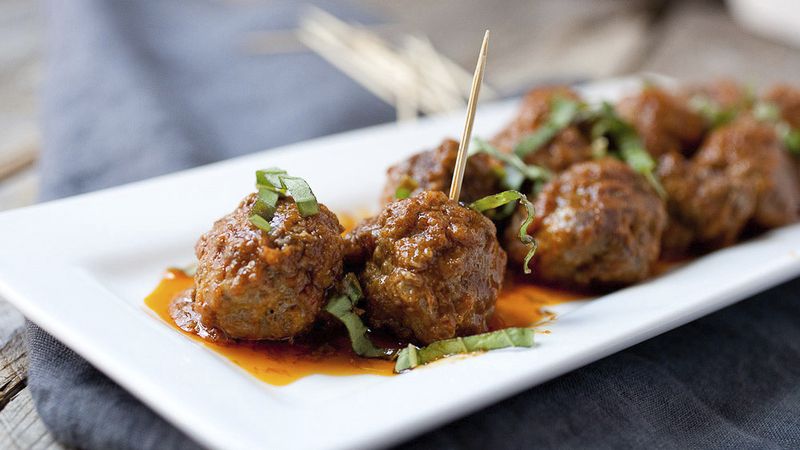 Easy Red Curry Meatballs