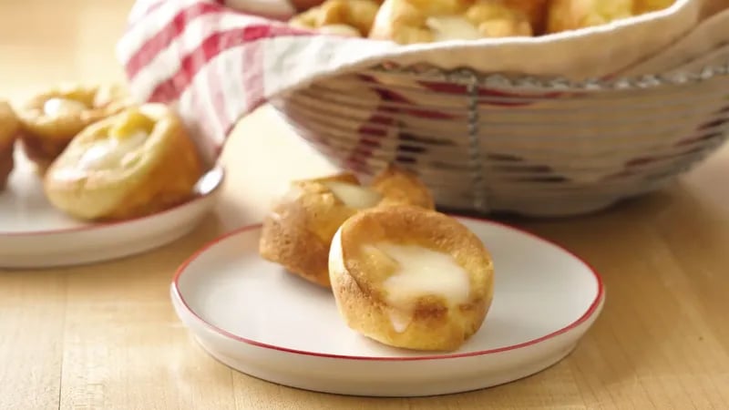 Fireside Popovers with Brie