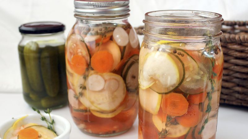 Pickled Vegetables with Apple Cider Vinegar