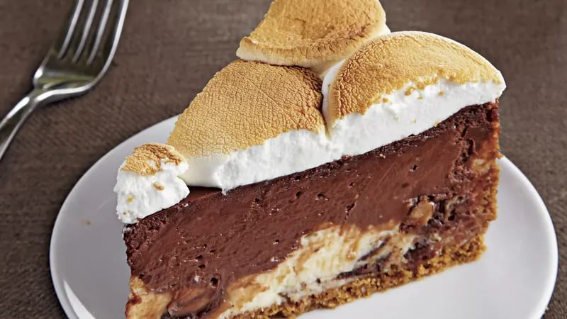 Toffee S'mores Cheesecake