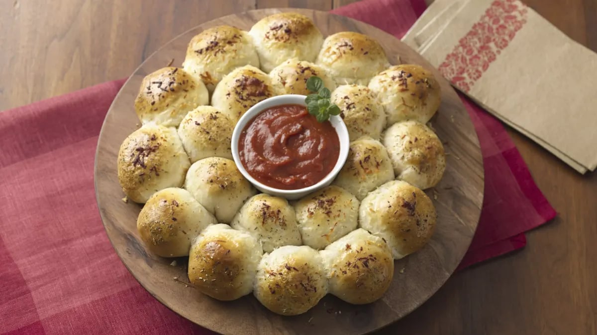 Pizza Biscuit Wreath