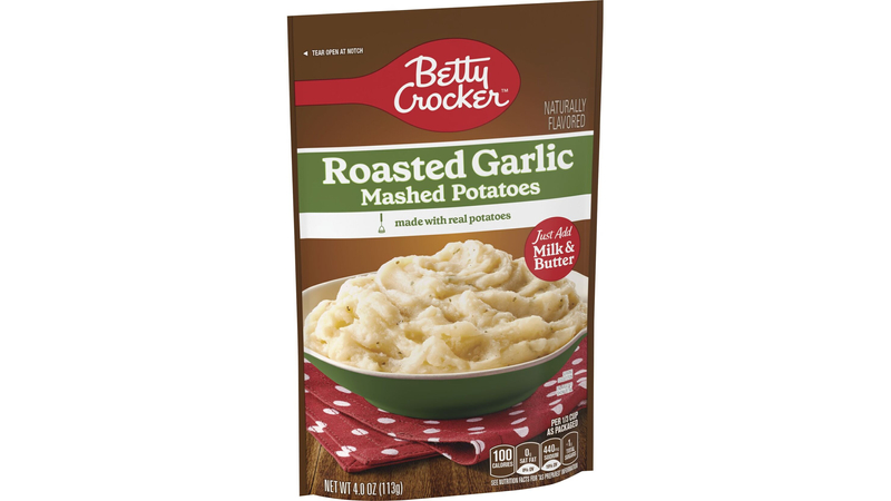 Betty Crocker Roasted Garlic Mashed Potatoes 4 oz. BettyCrocker
