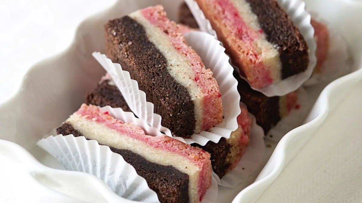 Neapolitan Cake Bars