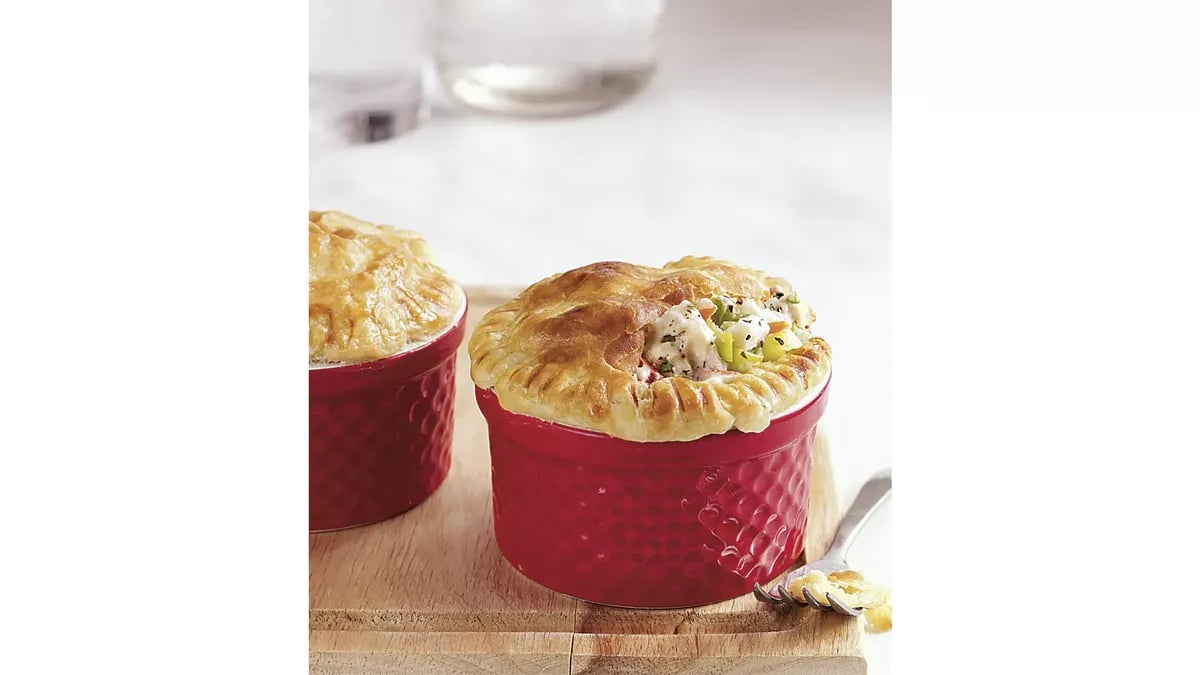 Mini Chicken and Veggie Pot Pies