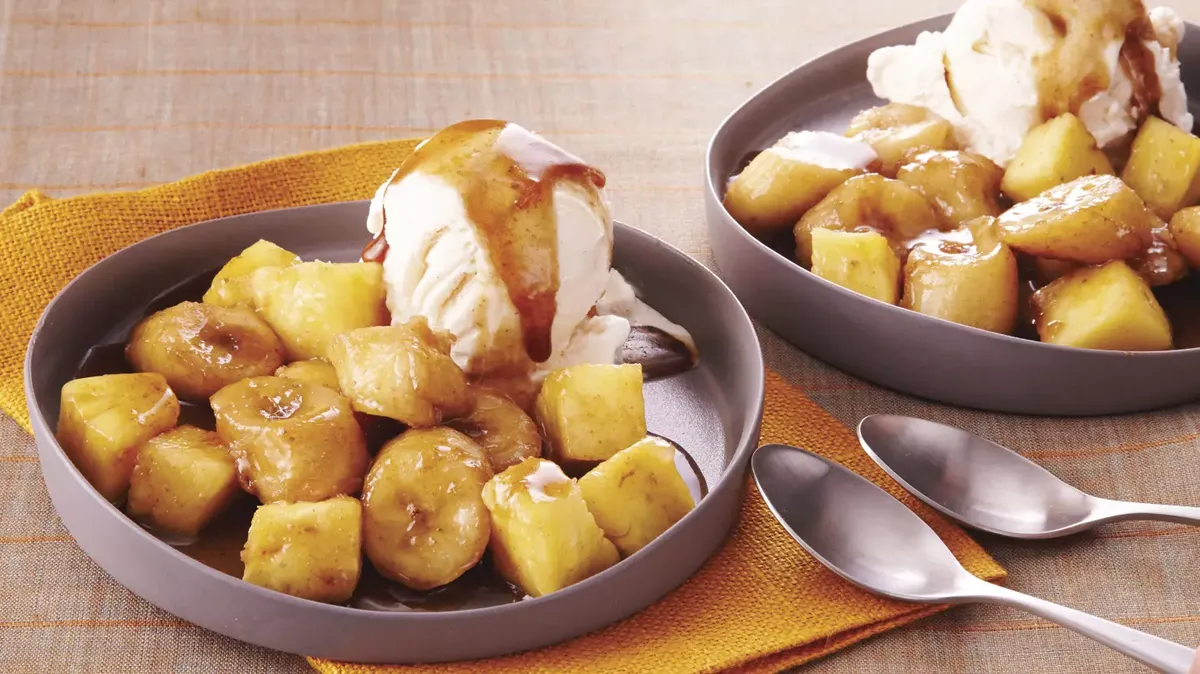 Slow-Cooker Tropical Bananas Foster