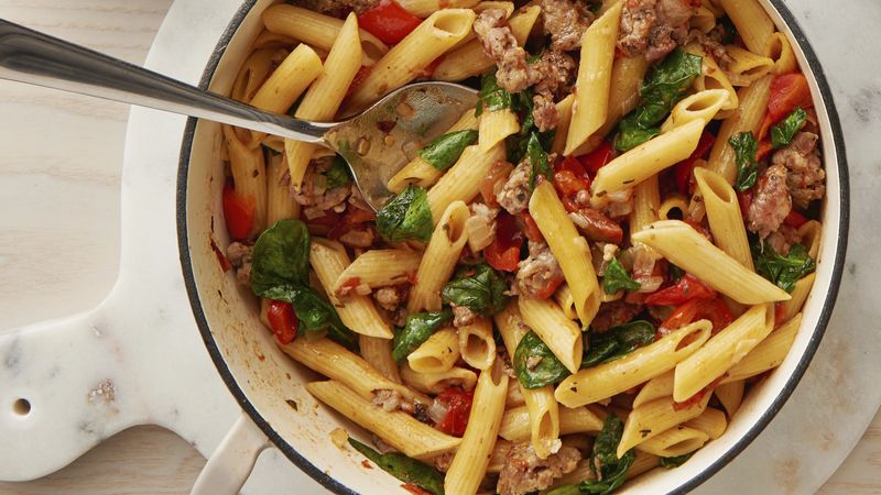 Italian Sausage One Pot Pasta