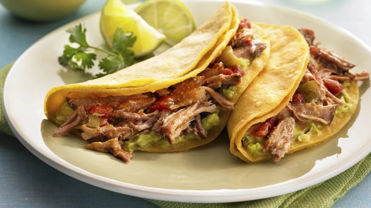 Braised Cinnamon Pork Tacos