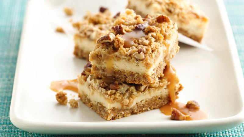 Toffee Brown Ale Cheesecake Bars