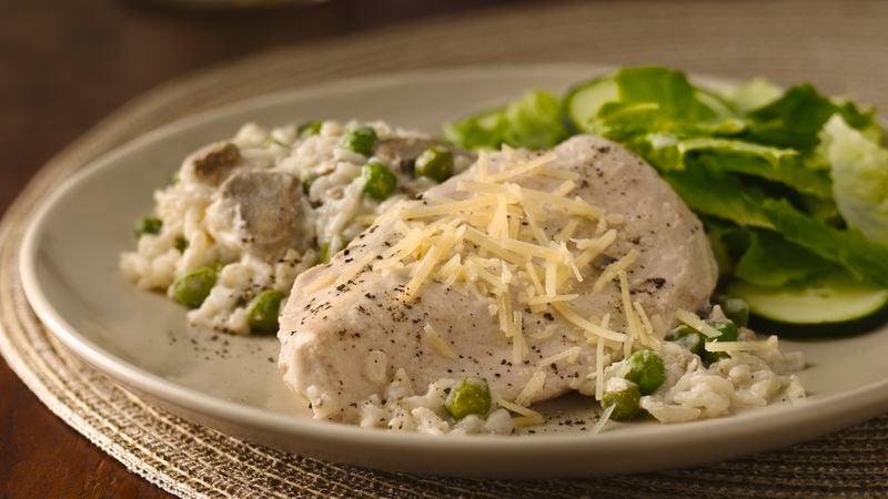Chicken with Rice and Mushrooms