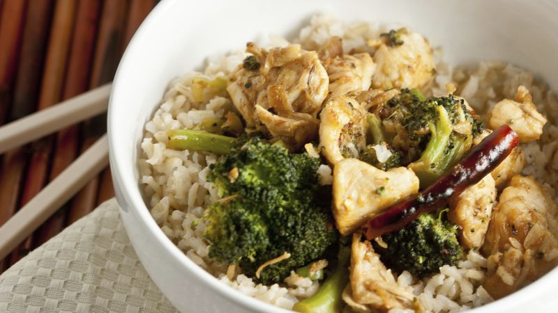 Spicy Chinese Chicken and Broccoli